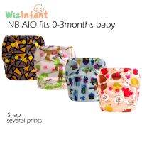 NB Diaper,Baby Nappy, NB Diaper, AIO Diaper With A Sewn Inside Insert. Fit Baby 0-3 Months Or 6-12 Lbs