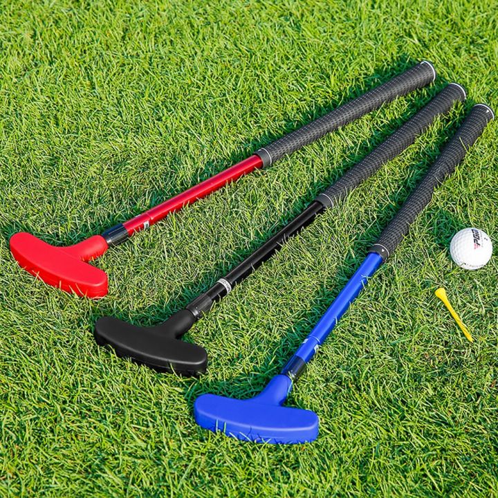 pgm-พัตเตอร์กอล์ฟสำหรับเด็กมือใหม่หัดเล่นกอล์ฟ-พัตเตอร์สองด้านซ้ายและขวาไม้กอล์ฟสำหรับฝึกกอล์ฟจูเนียร์ปรับความยาวได้60-90ซม-jrtug014
