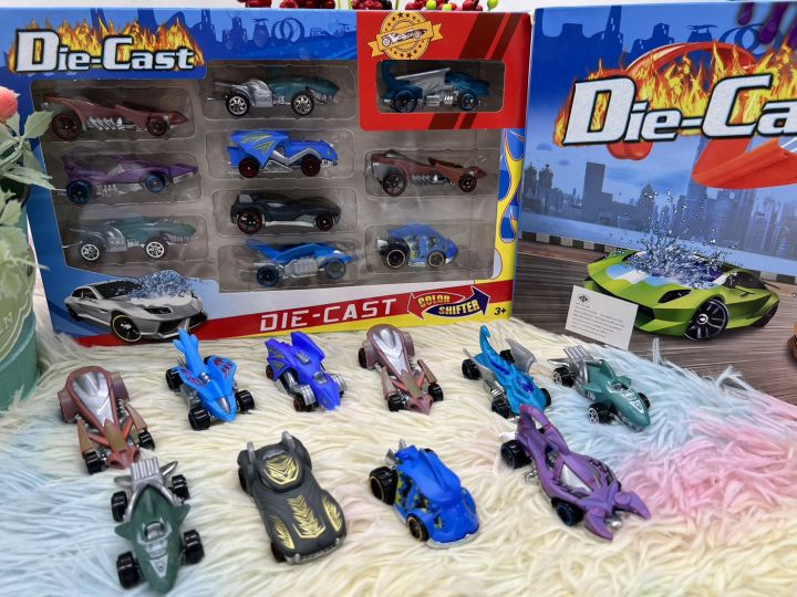 พร้อมส่ง-ของเล่นเด็ก-รถเหล็ก-รถฮอตวิว-hotwheel-รถแผง-รถโมเดล-รถเปลี่ยนสี-รถเด็กเล่น-รถเปลี่ยนสี-10-คัน-ของเล่นเสริมพัฒนาการ