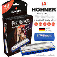 Hohner® PentaHarp ฮาร์โมนิก้า 10 ช่อง แบบคีย์ไมเนอร์ Am / Cm / Dm / Gm / LFm สำหรับมือกีตาร์โดยเฉพาะ + แถมฟรีเคส &amp; Online Course ** Made in Germany **