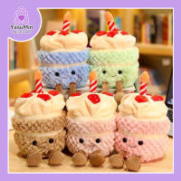 (พร้อมส่ง) ?Cake เค้ก? ตุ๊กตาเค้กวันเกิดน่ารัก ของขวัญวันเกิด ผ้ากำมะหยี่ขนนุ่มนิ่ม สีสันสดใส แบบเรืองแสง พร้อมเสียงเพลง