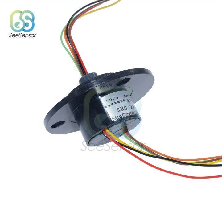 Ac 220v 250rpm Electric Slip Ring 22mm 6 Channel 2a Slip Ring Rotary ...