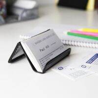 【CW】☾┋▥  Color Hollow Business Name Card Holder Display Shelf Durable Stands   Note доска для заметок