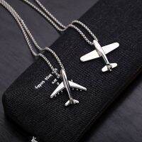 【CW】❦  Noter New Men Airplane Necklace 28 Inchs Collar Hiphop Pendant Colar Masculino Male Accessories