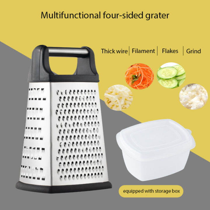 2021four-side-box-grater-vegetable-slicer-tower-shaped-potato-cheese-grater-multi-purpose-vegetable-cutter-kitchen-accessories