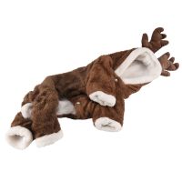 Pet Supplies Winter Warm Dog Four-Legged Clothes Christmas Moose Models Small Dogs Teddy Chihuahua Dog Clothes