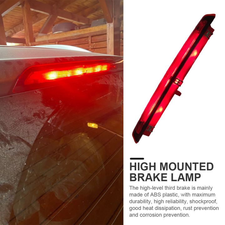 อุปกรณ์เสริมในรถยนต์โคมไฟภูเขาสูงแสงสีแดงไฟเบรกที่สามสำหรับฟอร์ดหนี-kuga-2013-2014-2015-2016