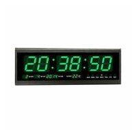 Hobar นาฬิกาดิจิตอล LED Number Clock รุ่น HB-4819SM ขนาด 48X19X5cm(ตัวเลขสีเขียว)