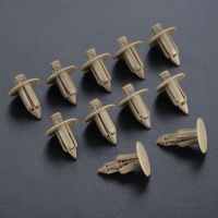 50Pcs Beige พลาสติก Rivets รถประตู Trim แผง Fastener คลิป Retainer 39964090สำหรับ Volvo C70 S60 S80 V70 1997 98-06 07 08 09 10