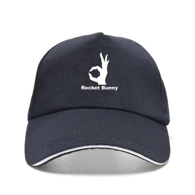 Uniex Pande Rocket Bunny พิมพ์หมวกใหม่คอกลมหมวกใหม่หมวกใหม่