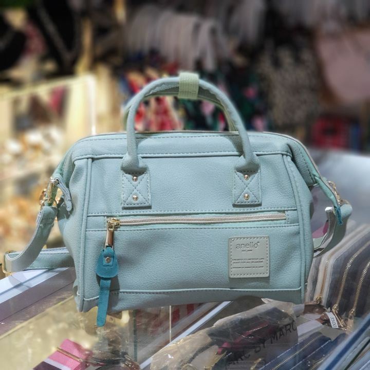 Original A.N.E.L.L.O PU Leather Mini Sling Bag - Mint Green