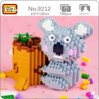 LOZ 9212 Animal World Koala Bear Pet Doll Tree Pen Container Model Mini Diamond Blocks Bricks Building Toy for Children no Box