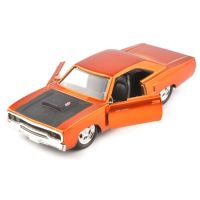 1/32 JADA 97128โมเดลรถยนต์โมเดลรถเหล็ก1970ชุดวิ่ง PLYMOUTH RUNNER ของขวัญ