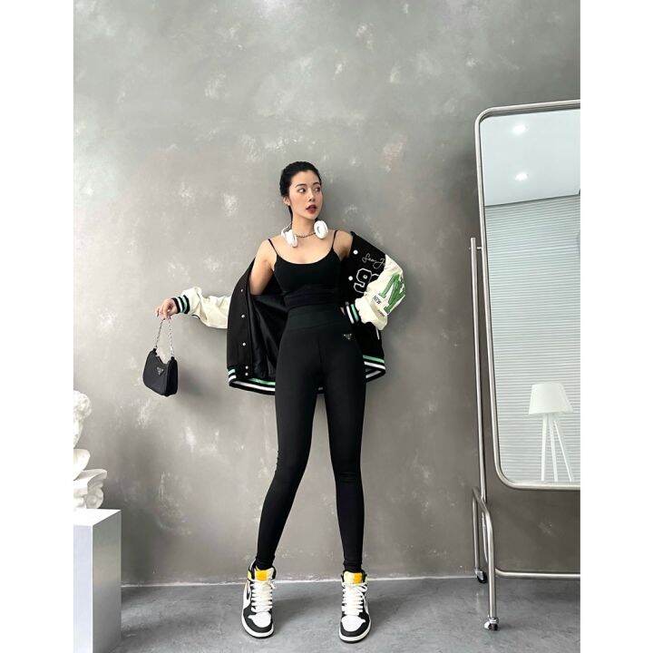 Quần legging prada CẠP CAO chun bản to chất umi cao cấp 