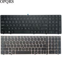 New English US laptop Keyboard for HP EliteBook 8560p 8570P 8560B 6560b 6565b 6560P With pointing stick black/silver