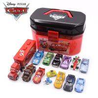 【CC】 Pixar Cars Lightning Mcqueen Storage Can Hold 30 Layers Car Parking Lot Kids Boy