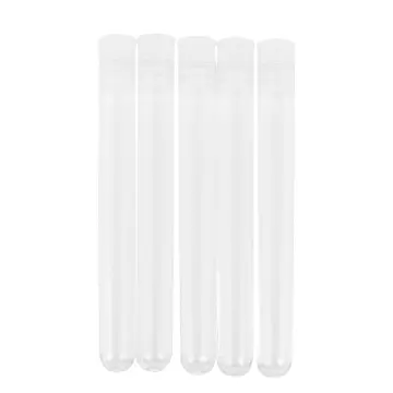 15pcs 110ml Plastic Tube,clear Flat Tubes,plastic Tubes With Screw Caps For  Candy,beans