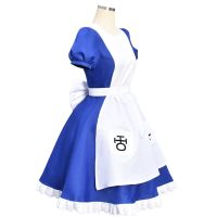 Game Alice Madness Returns Cosplay Costume Halloween Maid Dresses Apron Dress For Women Anime Girls Carnival Dress Up Party