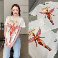 ✨???✨  Nirvana T-shirt“? (320฿ฟรีส่ง) มาแล้วค่า!! เสื้อยืดสกรีนลาย แบบที่แม่ชมใส่ สวยมากค้า ปังสุดๆ ตัวนี้ดีเทล