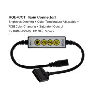 ตัวควบคุม4key แถบไฟ Led สำหรับสีเดียว/ขาวคู่/Rgb/Rgbw/Rgbct แถบไฟ Led