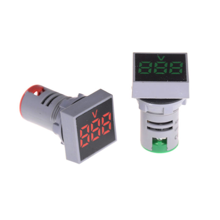 rayua-22mm-ac12-500v-voltmeter-square-panel-led-digital-voltage-meter-indicator-light