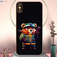 เคส ODR ใช้ได้กับ IPhone 14 Pro Max 13 Pro Max XS Max XR มีรูฝาครอบป้องกันป้องกันการตกกระแทกเคสโทรศัพท์นิ่มสกปรก