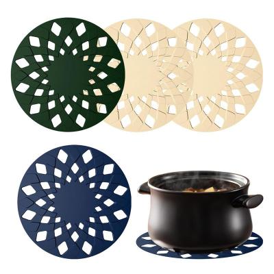 Trivet Mat อุปกรณ์ครัวผู้ถือหม้อ Hot Pads Hot Pads อุปกรณ์ครัวทนความร้อน Trivets สำหรับจานร้อน Hot Pan