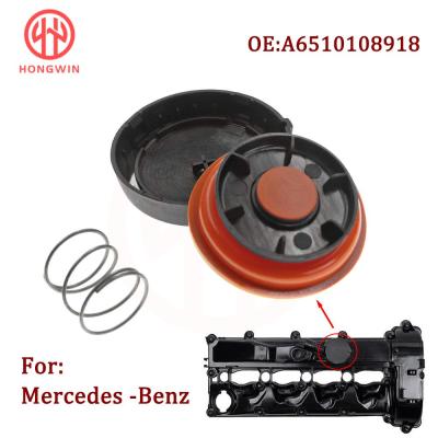 A6510108918 Car Engine PCV Valve Cover Repair Kit With Membrane A6510109118 6510100630 For Mercedes Benz C E S ML W212 W205 W222