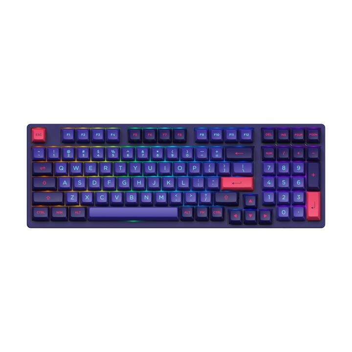 Akko 3098N Neon RGB Backlit Hot-Swap Wireless Mechanical Gaming ...