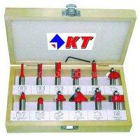 KT / เคที LC-012C ชุดดอกเร้าเตอร์ก้าน 1/2" 12 ชิ้น (KT-J013-0060)