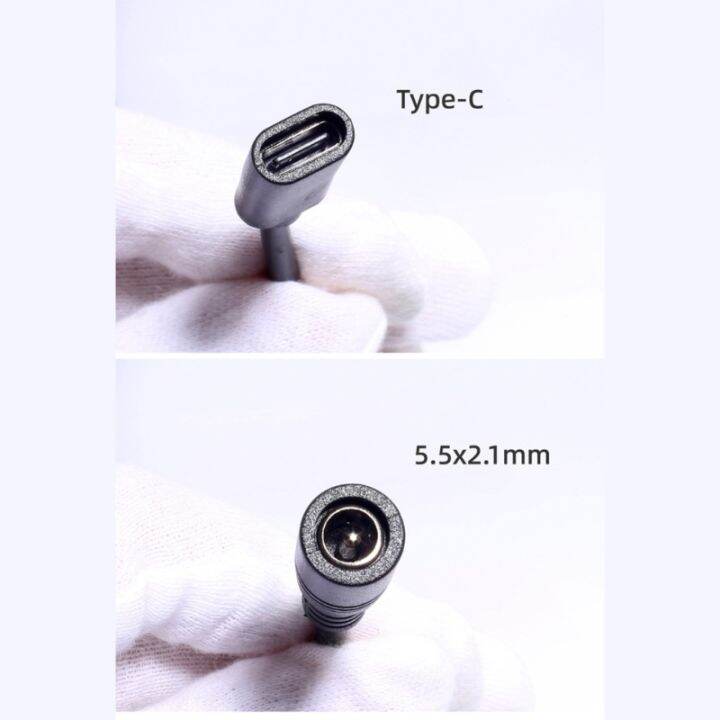 ปลั๊กไฟกันน้ำ-dc-5-5x2-1mm-5521ตัวเมียเป็นตัวเชื่อมอะแดปเตอร์-type-c