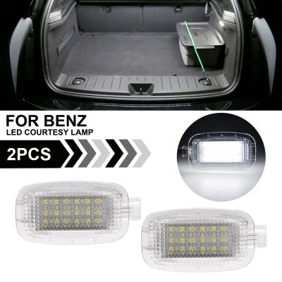 【CW】2PCS LED Luggage Trunk Light For Benz W164 X164 W169 A45 C197 W204 W212 W218 W216 W245 W463 No Error Courtesy Footwell Door Lamp