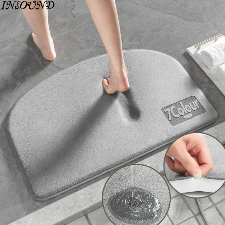 Thick Bathroom Water-absorbing Mat Carpet, Quick Dry And Anti-skid