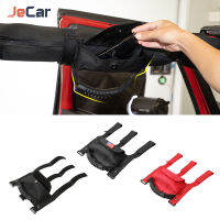 JeCar Armrest Top Roll Bar คว้าจับพร้อมกระเป๋าเก็บสำหรับ Jeep Wrangler TJ JK JL BJ40รถอุปกรณ์ตกแต่งภายใน