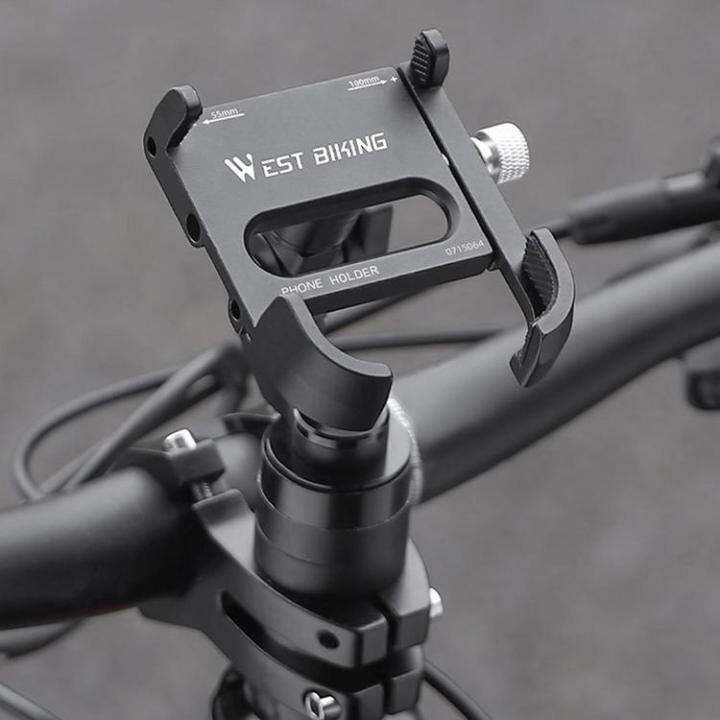 bicycle-phone-mount-adjustable-aluminum-alloy-cellphone-holder-multi-use-360-degrees-car-mount-holder-motorcycle-phone-bracket-mountain-bike-riding-navigation-bracket-for-bike-presents