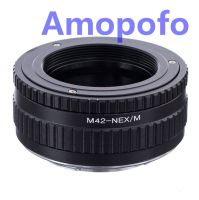 อะแดปเตอร์ M42 Amopofo Nex/m M42เลนส์มือหมุนไปยัง Sonye ตัวแปลงเลนส์ Nex โฟกัสขนาดใหญ่ Helicoid Nex 3 Nex 5 A5000 A6000 A