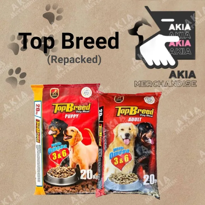 1kg TOP BREED Puppy / Adult Dry Dog Food Lazada PH