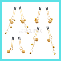 พร้อมส่ง ? ที่หนีบกระดิ่งทอง ? ตัวหนีบ คลิปหนีบ สีทอง หรูหรา มีกระดิ่ง ⛓️? Nipple Clamps