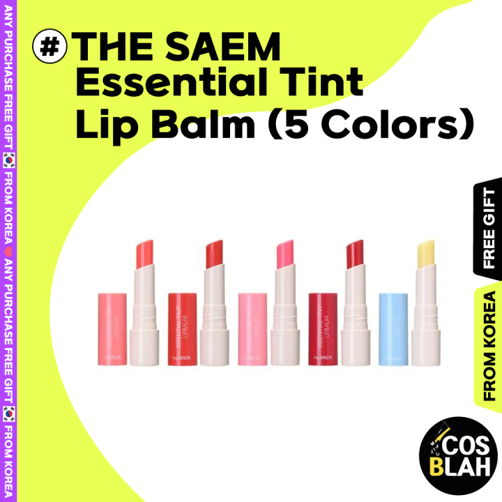 [The Saem] Saemmul Essential Tint Lipbalm (5 Colors) | Lazada