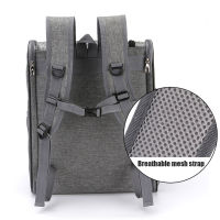 Breathable Cat Carrier Backpack Large Capacity Cat Dogs Carrying Bag Folding Chest Portable Outdoor Travel s Carrier