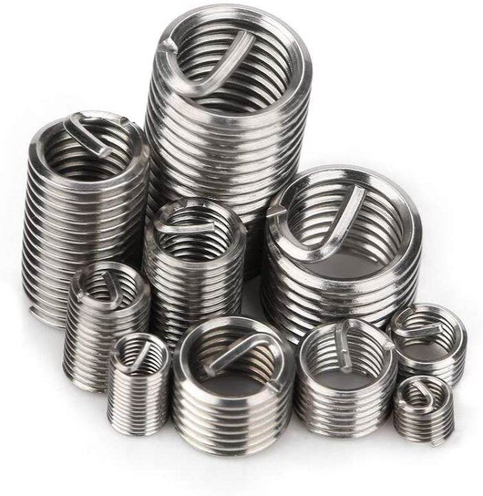 150Pcs Threaded Inserts Stainless Steel Wire Helicoil Fasteners