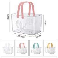 Storage Bin Sturdy Bath Basket Hollow Heavy Duty Modern Multi-use Bathroom Socks Underwear Shower Basket