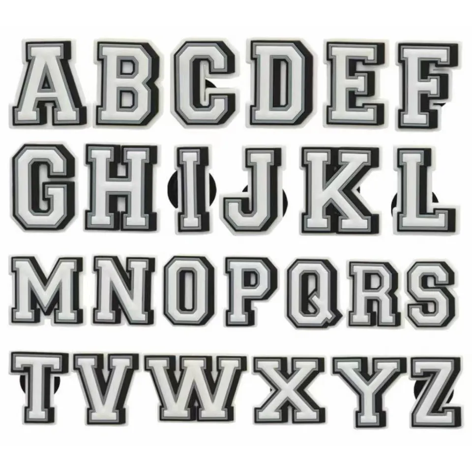 alphabet jibbitz