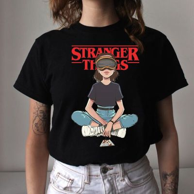 Strange Things Season 3 Head Down T-Shirt Womens Ullzang Eleven T-Shirt Grunge Graphic T-Shirt Gildan