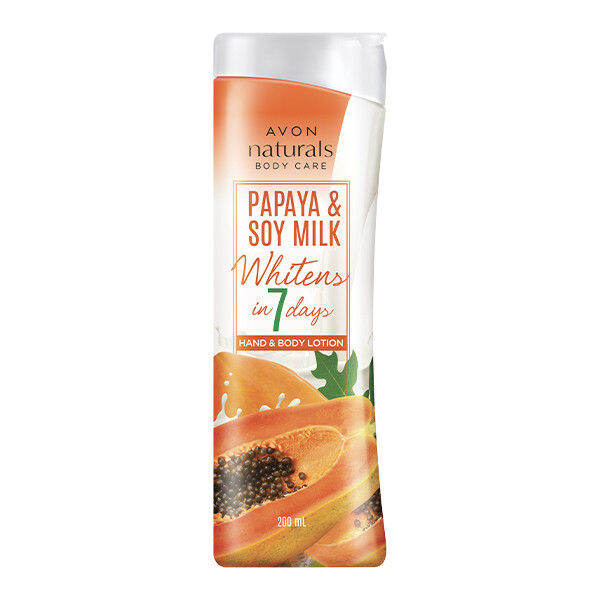 Avon Naturals Papaya & Soy Milk Hand & Body Lotion Lazada PH