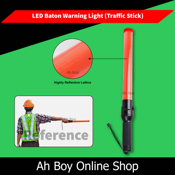 Outdoor Red Safety Baton Light Traffic / Safety Baton Stick / Emergency