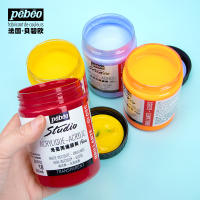 France Pebeo 300ML Acrylic Paint Fluid Painting DIY Hand-painted Graffiti Waterproof Interior Wall Painting Textile Ceramic Wood Stone Studio Training Art Painting for Beginners Only