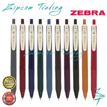 Zebra Sarasa Clip Gel Ink Pen 0.5mm -5 Colour Set - Smooth Pens