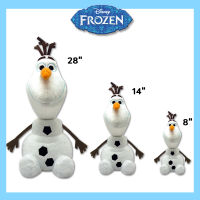 Disney  FROZEN ตุ๊กตา OLAF ตุ๊กตาโอลาฟ จากเรื่อง ราชินีน้ำแข็ง ขนาด 8 นิ้ว / 14 นิ้ว / 28 นิ้ว (สินค้าลิขสิทธิ์แท้ จากโรงงานผู้ผลิต)