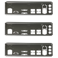 3X I/O Shield Back Plate for B250C B75 12USB B75 8USB Mining Motherboard IO Baffle Chassis Bracket